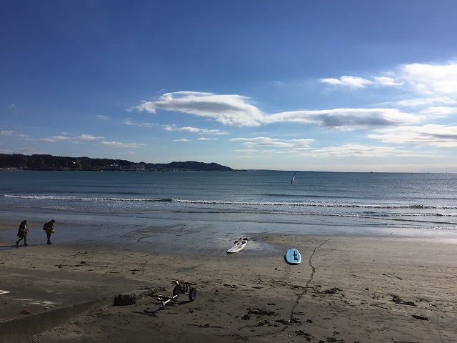 鎌倉日和のブログ【大みそかの海】