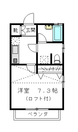 間取り図  北鎌倉アパートメント 2Aj.jpg
