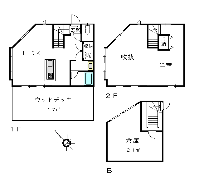 間取り図  北鎌倉アパートメントj.jpg